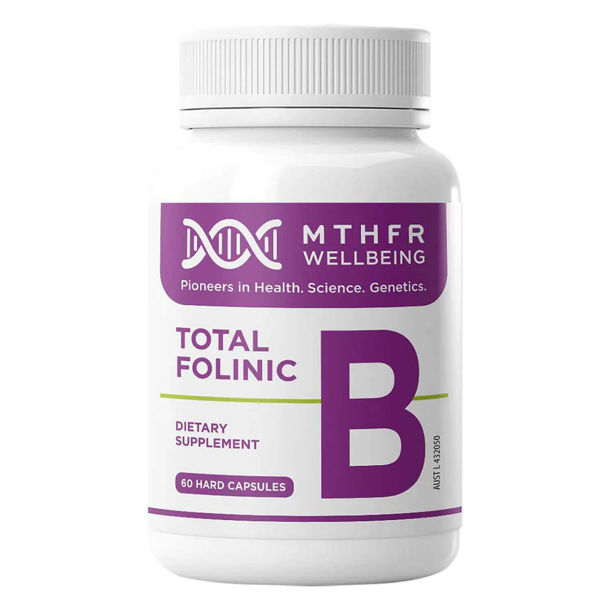 MTHFR Wellbeing Total B Folinic 60 Capsules