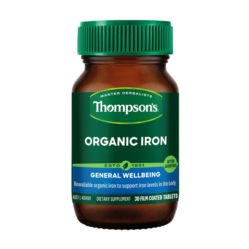 Thomson's Organic Iron 30 tabs