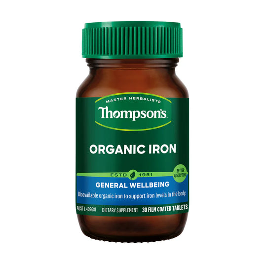 Thomson's Organic Iron 30 tabs