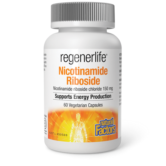 Natural Factors RegenerLife Nicotinamide Riboside 60 Vegetarian Capsules