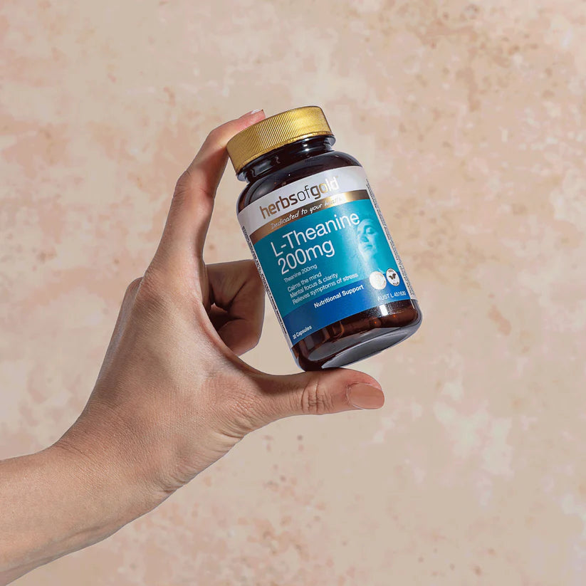 Herbs of Gold L-Theanine 200mg 30caps