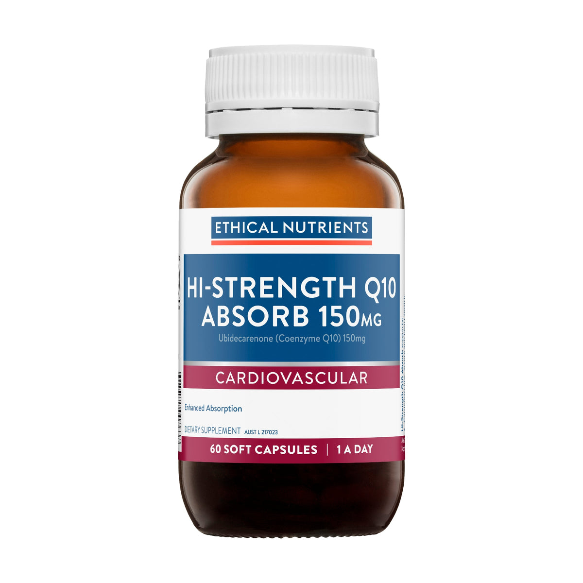Ethical Nutrients Hi-Strength Q10 Absorb 150mg 60 Soft Capsules