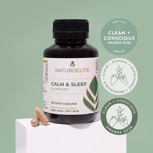 NaturoElite Calm & Sleep Support front pack