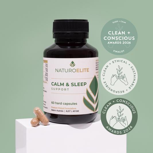 NaturoElite Calm & Sleep Support front pack