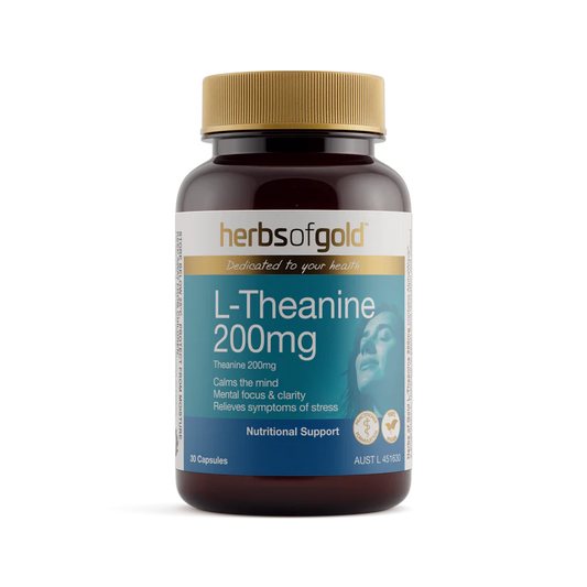 Herbs of Gold L-Theanine 200mg 30caps