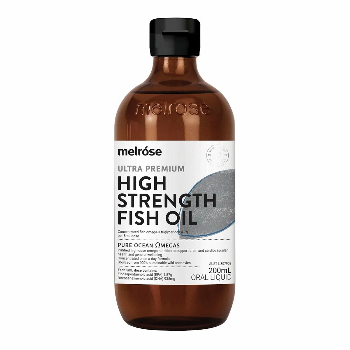 Melrose High-Strength Fish Oil 200mL