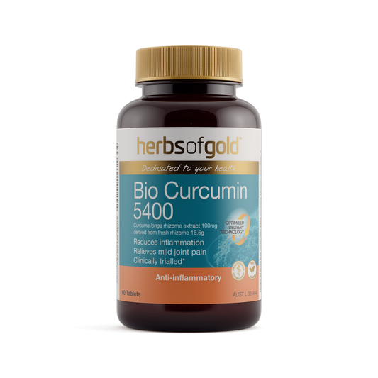 Herbs of Gold Bio Curcumin 5400 60 tablets front pack