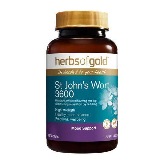 Herbs of Gold St John's Wort 3600 60 Tablets